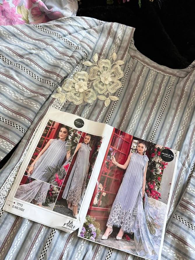 M print Spring Summer 22 By Mehboob 1301 And 1302 Pure Cotton Pakistani Suit Exporters in India